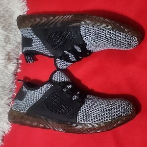 Indestructible Black and Gray Athletic Sneakers